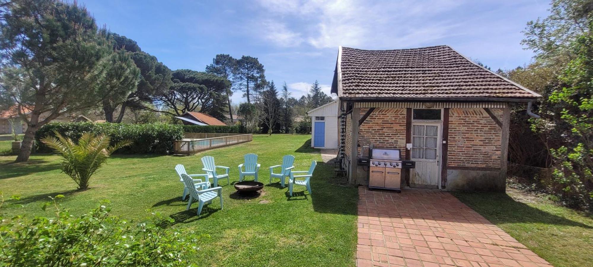 Charmante Maison Dans Les Landes X 10 Avec Piscine Et Salle D Escalade Lue Luaran gambar